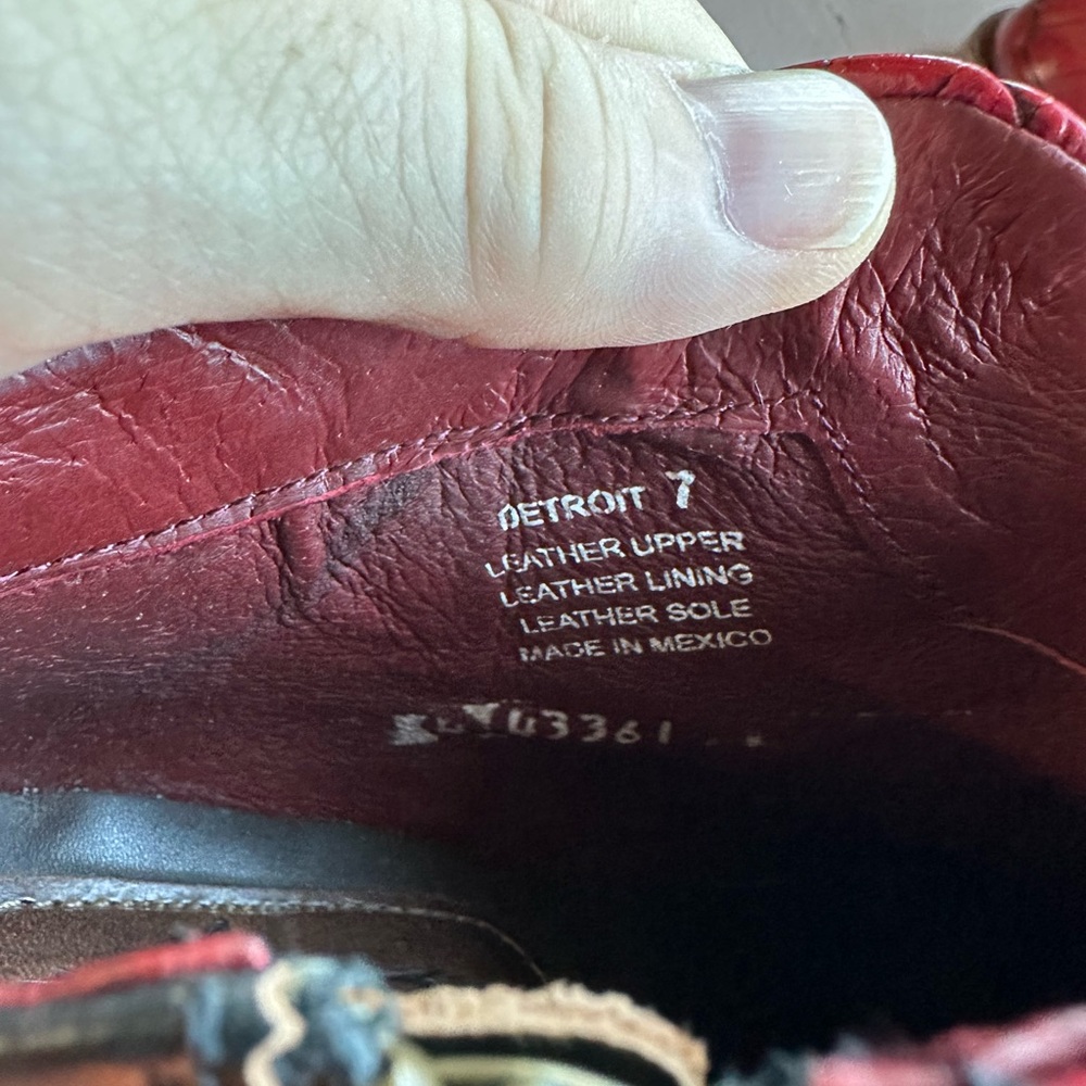 Freebird Red and Brown Ankle Boots - Picture 13 of 13